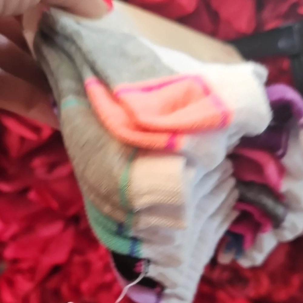 Girls No-Show Socks - Multicolor